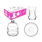 LAV İnci 12 Parça Çay Seti + Şekerlik