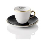 Selamlique 2'li Klasik Siyah Türk Kahvesi Fincanı - Görsel 2