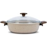 Thermoad Love Alüminyum Döküm 32CM Basık Karnıyarık&pilav Tenceresi / Vizon