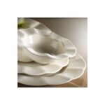 Kütahya Porselen Milena 24 Parça 6 Kişilik Krem Yemek Seti