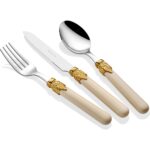 Sandro Rivadossi Classic Ring Krem 24 Parça Çatal Bıçak Takımı