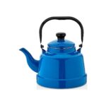 Ebru Eç-16 Emaye Mavi Demlik Çaydanlık