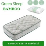 Heyner Green Sleep Bamboo Kumaş  Orta Sert  Yaylı Yatak 70 x 120 cm - Görsel 2