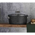 Falez Black Line Granit 26 cm Derin Tencere - Görsel 2