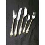 Ggs Solingen Çatal Kaşık Bıçak Set 96 Parça Monıka Parlak Altın