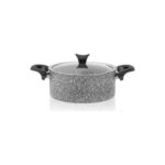 Taç Ultra Granit 20 cm Derin Granit Tencere Gri TAÇ-3460
