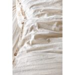 Berolige Sunday  Pamuklu Tek Kişilik  Çizgili Nevresim Takımı Kahverengi - Görsel 4