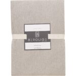 Berolige Shirt  Pamuklu Çift Kişilik  Çizgili Nevresim Takımı Kahverengi - Görsel 4