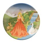 Kütahya Porselen 3 Parça Renkli Desenli Çocuk Yemek Seti – 1 Kişilik, Sağlıklı ve Eğlenceli Tasarım - Görsel 3