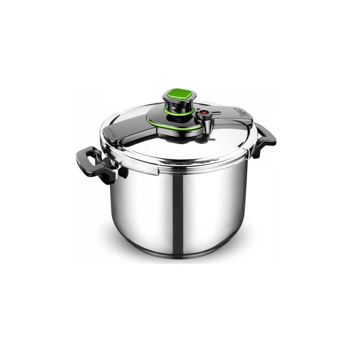 10657031880754.jpg Korkmaz Tessa 10 lt Siyah Düdüklü Tencere - Görsel 1