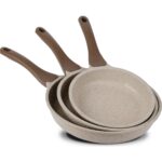 Thermoad Alüminyum Döküm 3'lü Tava Seti / Vizon