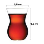 Paşabahçe Kristal Çay Bardağı F&d 6'lı Beykoz 64051 - Görsel 2