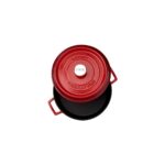 Lava Döküm Çok Amaçlı Yayvan Tencere 24 cm Kırmızı - Lv Y St 24 K2 - Görsel 3