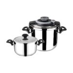 Tantitoni Powercook Siyah Düdüklü Tencere Seti 4 + 7 lt