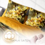 Monohome Yellow Flower 3D Pamuk Saten Çift Kişilik Nevresim Takım - Görsel 4