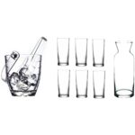Paşabahçe 9 Parça Rakı Bardağı ve Buz Kovası Seti