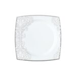 Taç Osmanlı Ala Platin 85 Parça Kare Bon Yemek Takımı TAC-2017 - Görsel 2