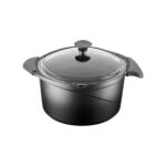 Aryıldız Flipper Siyah Cam 28 x 13 cm Tencere