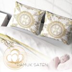 MonoHome Baraque 3D Pamuk Saten Çift Kişilik Nevresim Takımı - Görsel 4