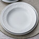 Güral Porselen 18 Parça Beyaz Düz Yemek Takımı, 6 Kişilik – Mikrodalga ve Bulaşık Makinesi Kullanımına Uygun - Görsel 2