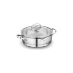 Korkmaz Steama 24x7 cm Kısa Tencere