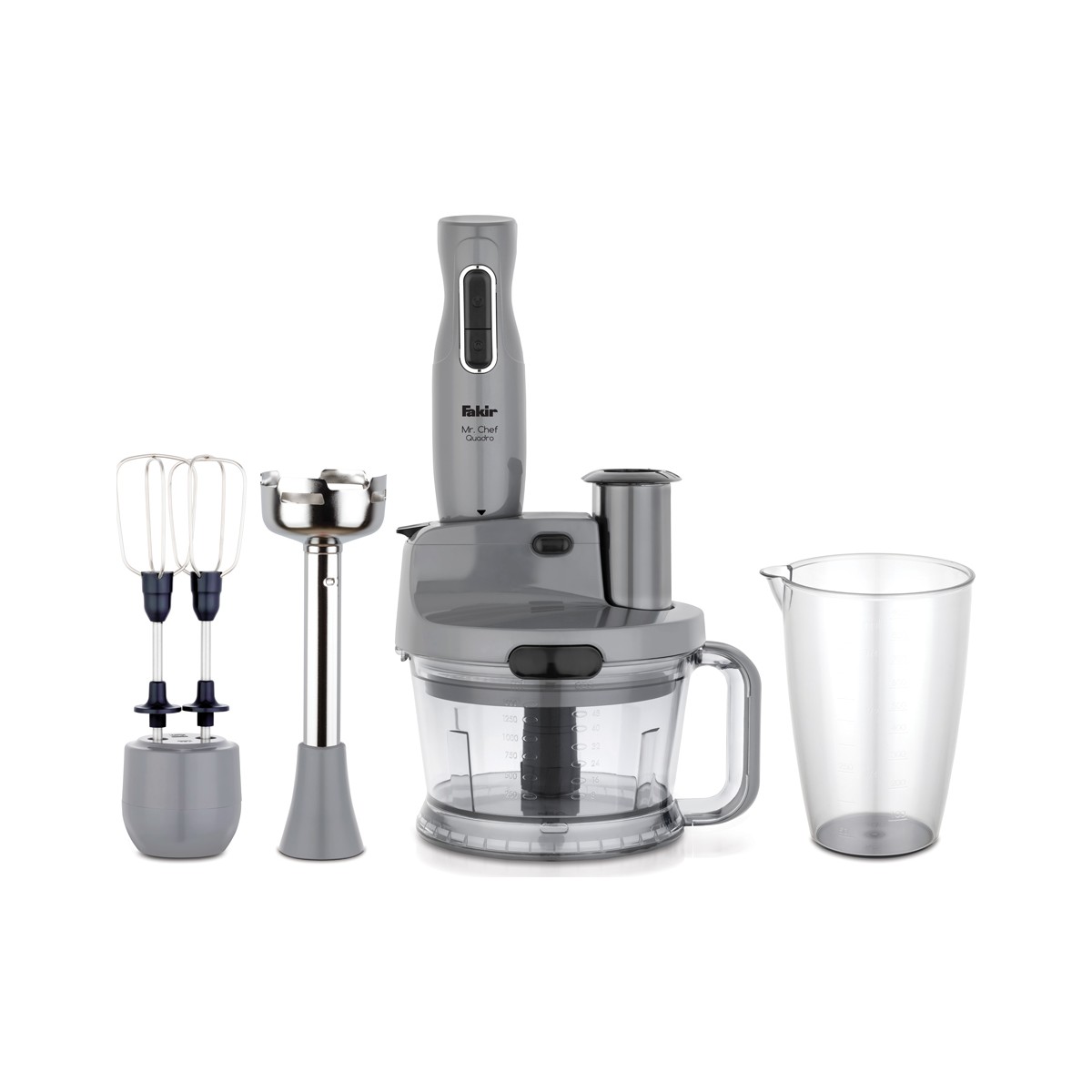 10851969695794.jpg Fakir Mr Cheff Quadro Blender Set Grey - Görsel 1