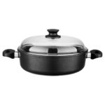 Leggno Gourmet Black Döküm Sığ Tencere 20 Cm