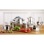 Pierre Cardin 18 Parça Çelik Tencere Seti