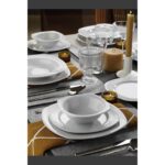 Kütahya Porselen Çisil 24 Parça 6 Kişilik Yemek Seti