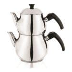 Schafer Base Çelik Çaydanlık Takımı 4 Parça-Inox - Görsel 2