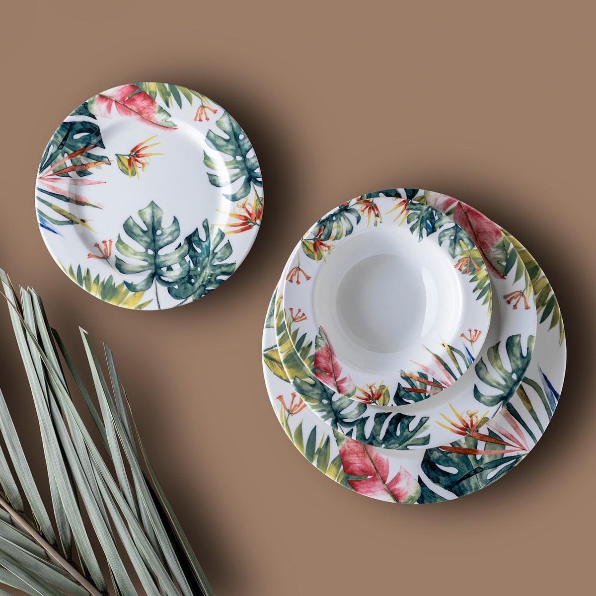 110000001396750.jpg Emsan Tropik 24 Parça 6 Kişilik Yemek Takımı - Görsel 1