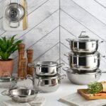 Karaca Atlantik 8 Parça Çelik Tencere Seti - Görsel 2