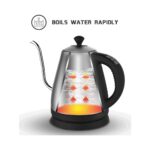 Escobarista Gooseneck Drip Kettle Elektrikli Kahve Demleme Su Isıtıcı - Görsel 4
