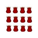 Paşabahçe Aurora 12'li Cam Çay Bardağı