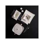 Jumbo Wind Gold 64 Parça 12 Kişilik Yemek Takımı + 1800 60 Parça 12 Kişilik Çatal Kaşık Bıçak Seti - Görsel 2