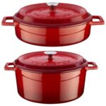 Lava Trendy Döküm 2'li Tencere Set 28 cm Derin