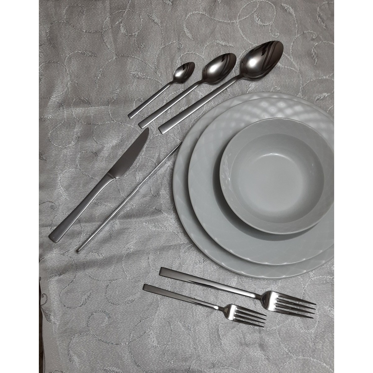 110000012607689.jpg Kardelen 12 Kişilik Çubuk 72 Parça Kaşık Çatal Bıçak Seti - Görsel 1