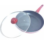 Evinda 30 cm Cam Kapaklı Teflon Tava - Görsel 2