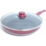 Evinda 30 cm Cam Kapaklı Teflon Tava - Görsel 3