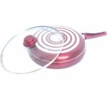 Evinda 30 cm Cam Kapaklı Teflon Tava - Görsel 4