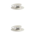 Porland Forest Tabaklı Çay Fincanı 215cc 2'li 04LFH000460