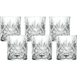 Jumbo Rcr Melodia 6'lı Su Bardak Şeffaf Cam Kalite ve Estetik 6 Parça Set