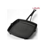 Lava Metal Saplı Izgara Tava 26 x 26 cm. Kalp Figürlü