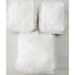 Dilex 3'lü Hurç Set Çeyizlik Bohça Gelin Bohçası Damat Bohçası Iğne Oyalı - Görsel 2