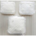 Dilex 3'lü Hurç Set Çeyizlik Bohça Gelin Bohçası Damat Bohçası Iğne Oyalı - Görsel 3