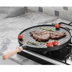 Bondy Döküm Granit Çift Taraflı Gözleme ve Et Tavası 34 cm - Görsel 2