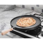 Bondy Döküm Granit Çift Taraflı Gözleme ve Et Tavası 34 cm - Görsel 3