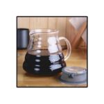 Grossberg Coffee Barista Set V60 Seramik Dripper V60 Uyumlu Cam Kahve Sürahisi - Siyah - Görsel 3