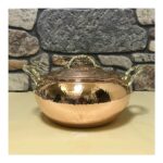 Efemir Bakır Dövme Bakır Trabzon Güveci 17 cm
