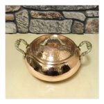 Efemir Bakır Dövme Bakır Trabzon Güveci 17 cm - Görsel 2